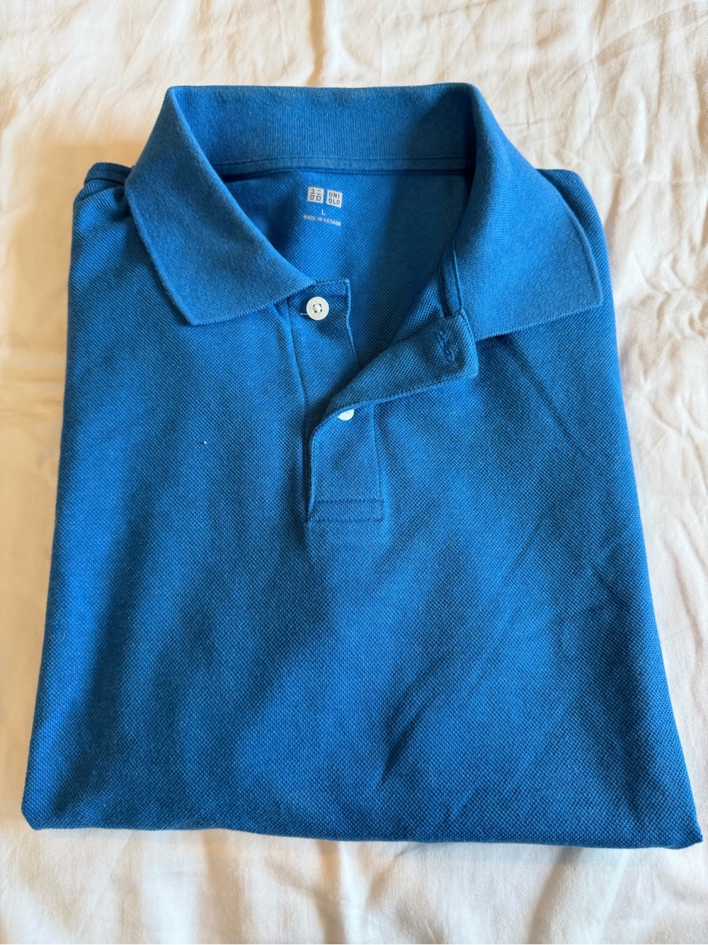 Uniqlo Men's Polo Shirt in Deep Blue